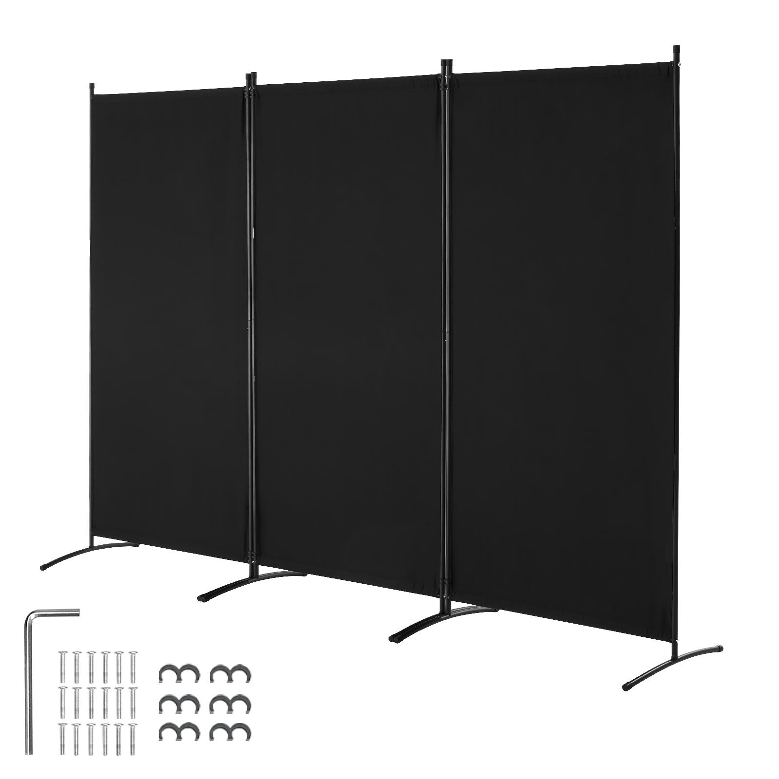 Partition Screen Divider - Divisorio Pieghevole a 3 Pannelli per