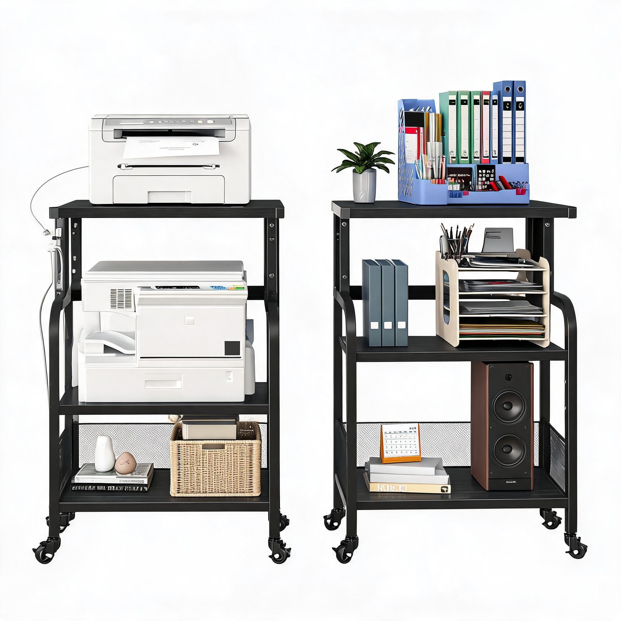 Printer Stand - Supporto mobile a 3 livelli per