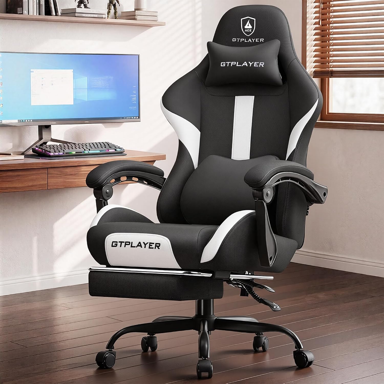 Office Chair Cushion - Sedia da gaming LUCKRACER, modello grande