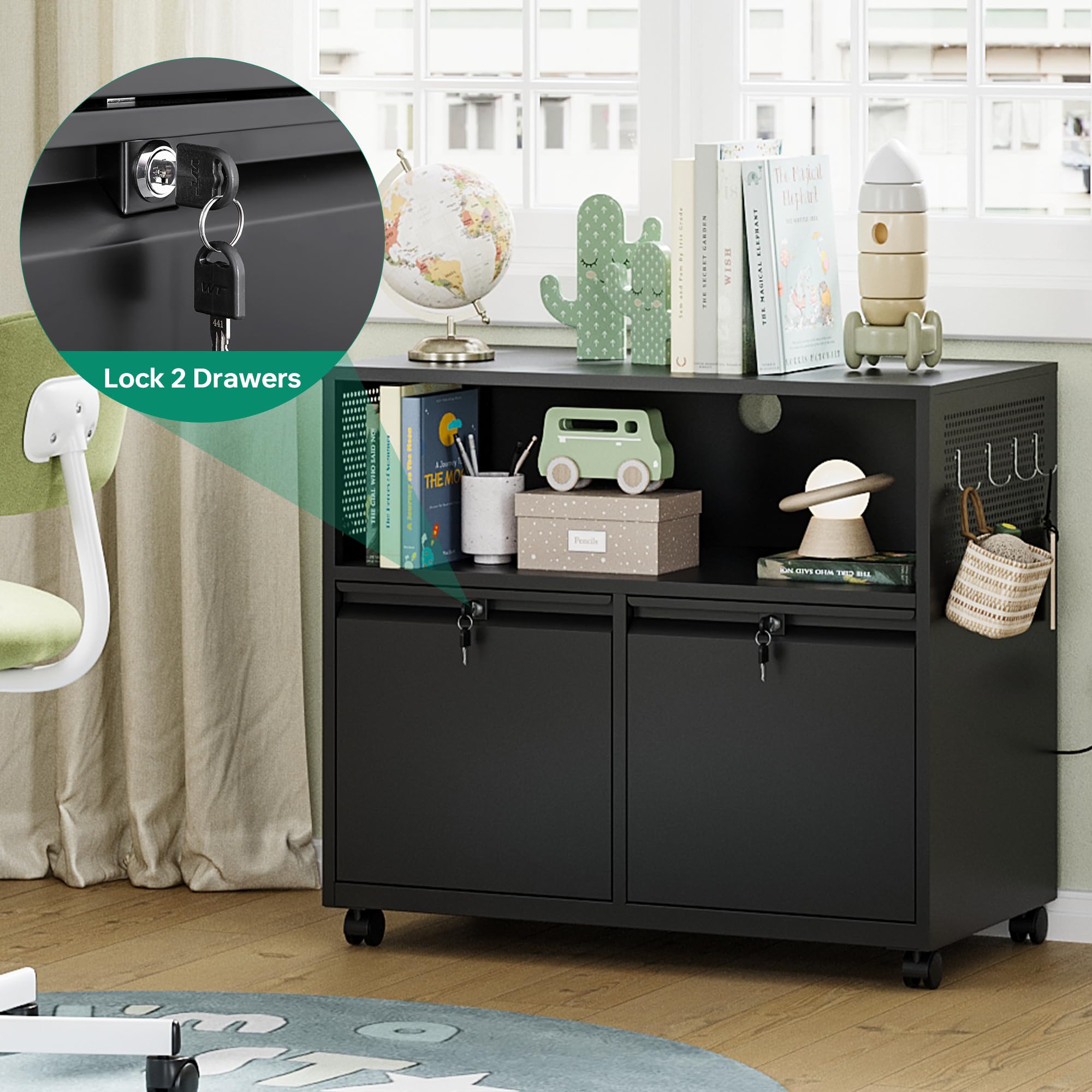 Mobile con 2 cassetti per arch - Printer Stand recensione e prezzo