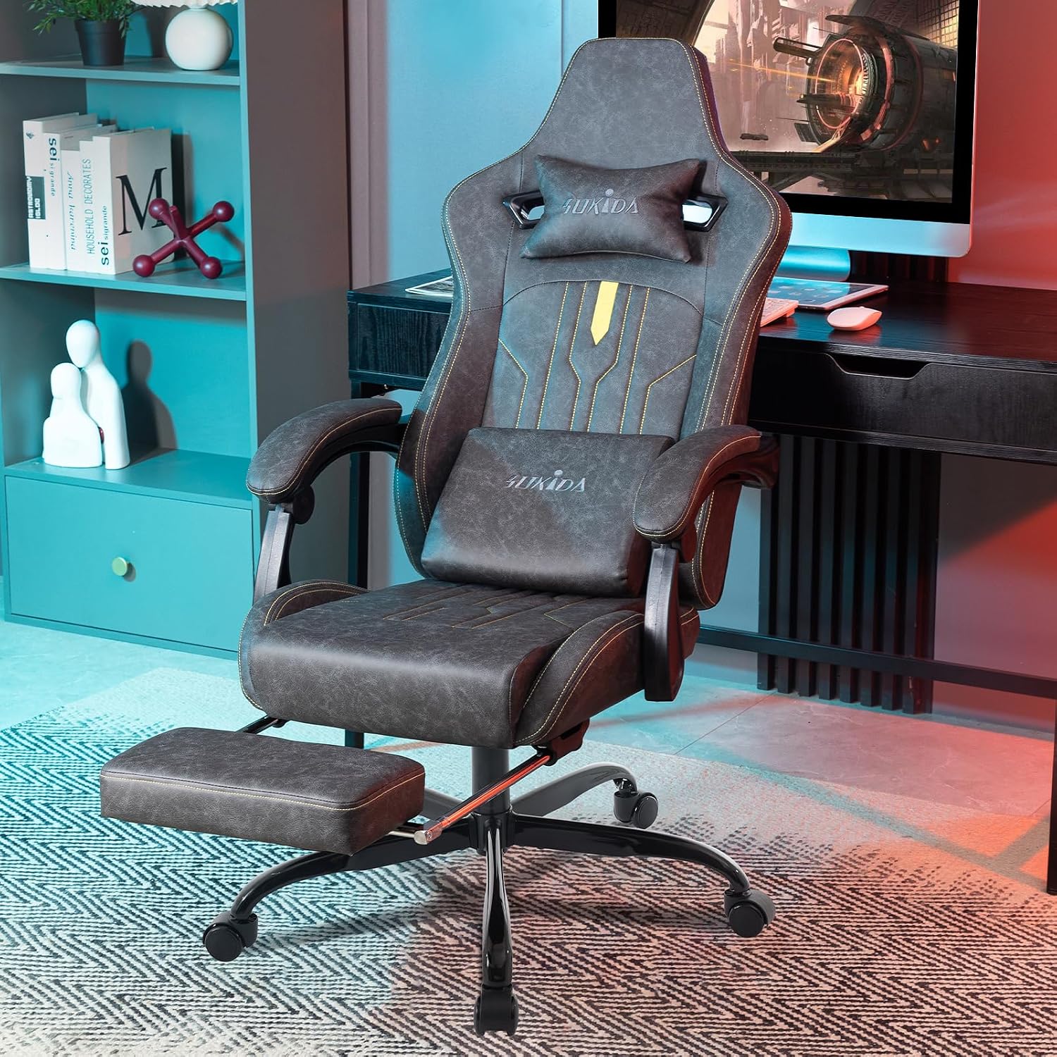 Sedia da gaming con poggiapied - Office Chair Cushion recensione e prezzo