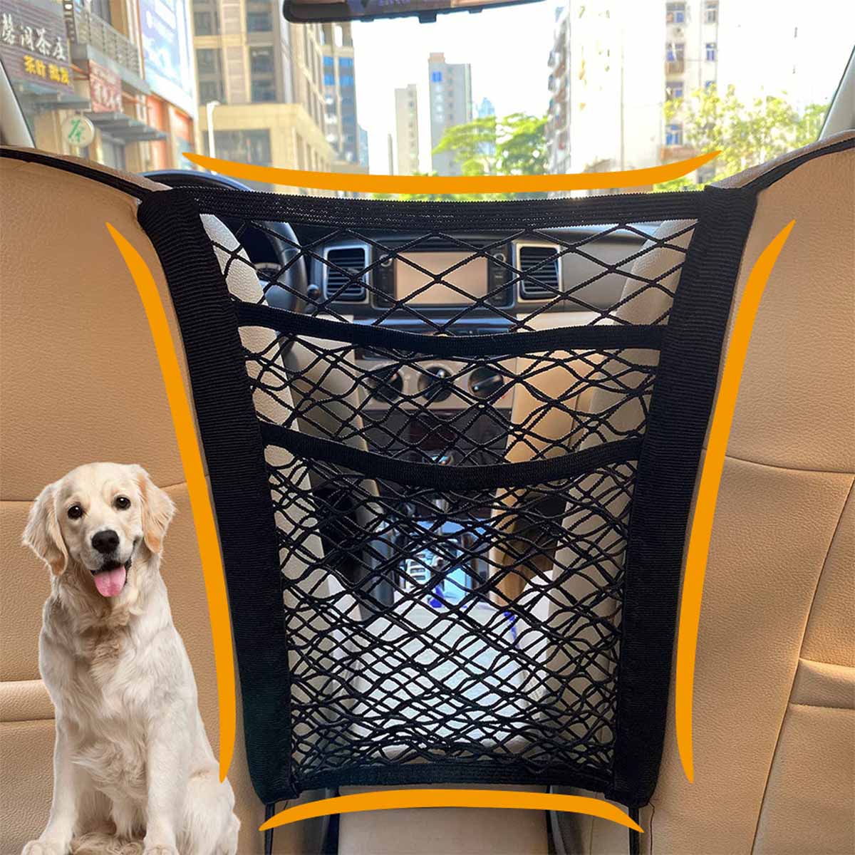 Sedile posteriore per cani da  - Partition Screen Divider recensione e prezzo
